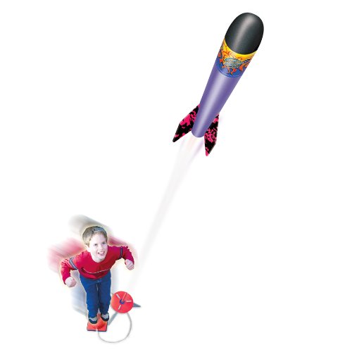 Original Geospace Jump Rocket  Lanzador y juego de 3 cohetes
