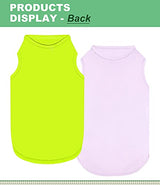 Paquete de 2 Camisas  refrescantes para perros, ropa para perros instantáneos, ultra ligeras, transpirables, sin mangas, para perros pequeños, cachorros, niñas, talla M