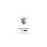 Pulseras de plata de ley 925 con diseño de mariposa