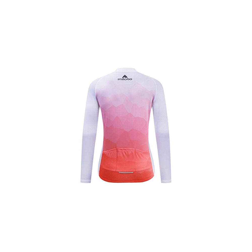 Camisa de Mujer para ciclismo manga larga reflectante talla S
