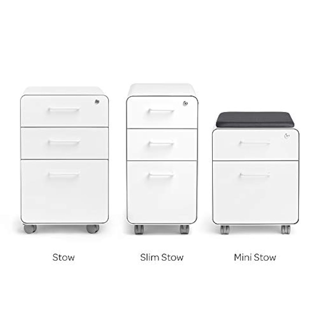 3 cajones mueble archivador color Blanco