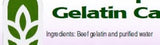 Capsule Connection 500 00 - Cápsulas vacías de gelatina, bolsa resellable, natural, sin aditivos