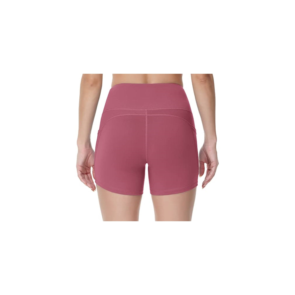Shorts cortos de yoga de cintura alta para mujer S