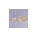 Pulseras y tobilleras ajustable con piedras de ópalo