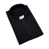 Disfraz de sacerdote Camisa de manga larga, talla M