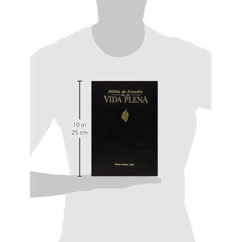 Biblia de Estudio Vida Plena, Español, Piel Negro