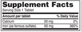 Suplemento  para anemia y deficiencia de hierro