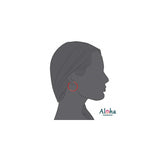 Aretes de arracadas sin perforaciones para mujer