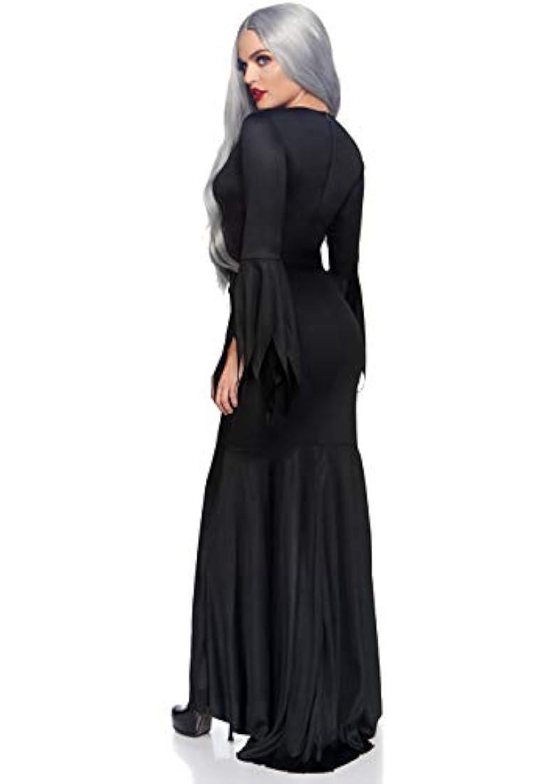 Disfraz de mujer hasta el suelo vestido gótico