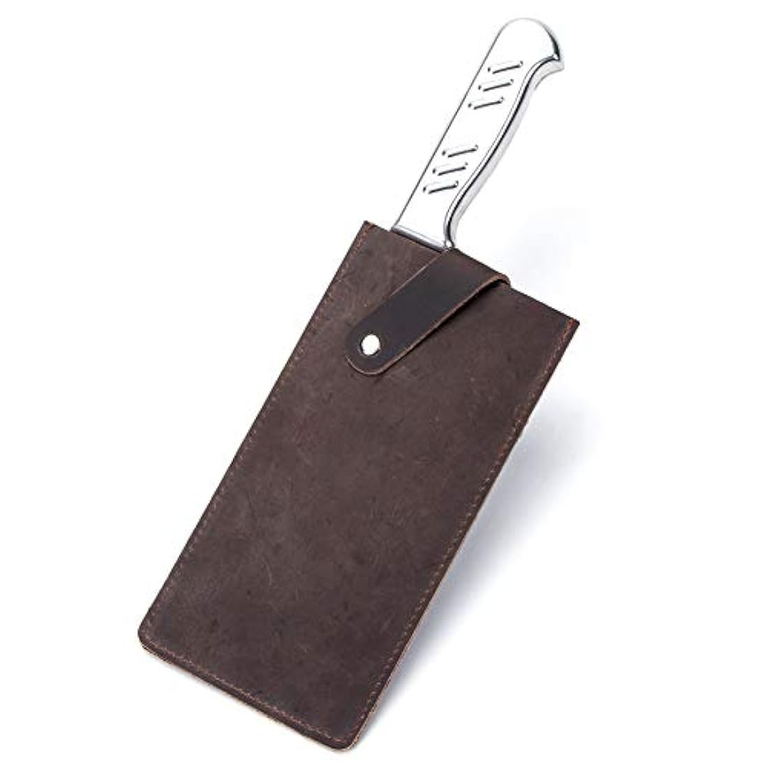 Crazy Horse Leather Knife Sheath, Universal Meat Cleaver
