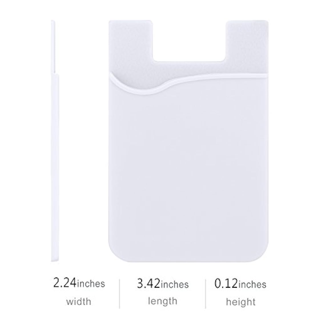 Pofesun - Funda de silicona para iPhone Negro, blanco, gris.