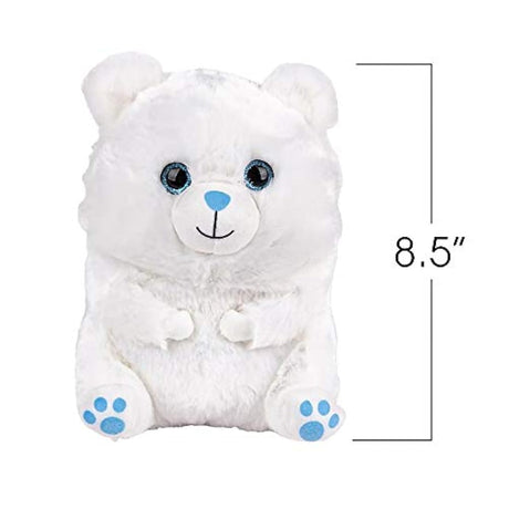 peluche Oso polar para vientre, 8.5 in