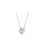 Collares para mujer con cristales azules