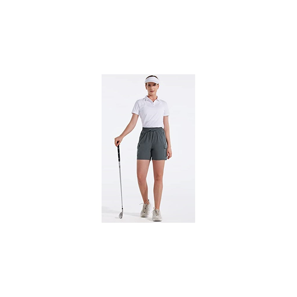 Shorts de senderismo para mujer de secado rápido talla XL