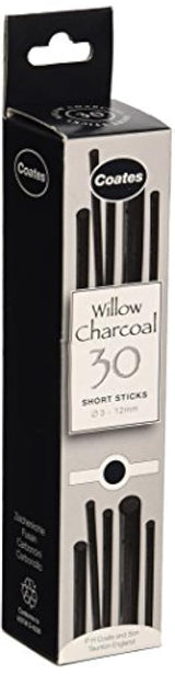 carbonilla de sauce para artistas, Negro, Assorted
