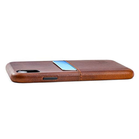 Funda de piel para iPhone XR (cierre magnético) marrón