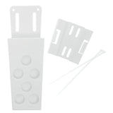 Cuchillo con adaptador a presión de plástico blanco