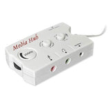 Conmutación de audio Altavoz/auriculares Hub - Manhattan
