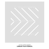 Plantilla de azulejos lineales  diseño geométricos