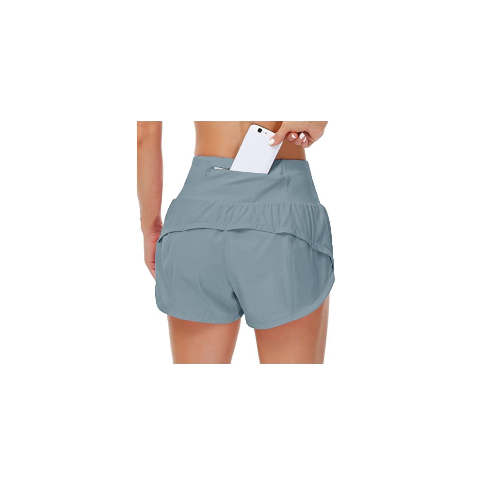 Shorts cortos para correr de cintura alta talla XL