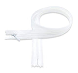 Único invisible beulon cierre YKK Ocultar (1 / Pack), 00030, 30 pulgadas, Blanco, 1, 1