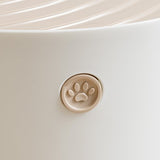 Caja de arena para gatos con entrada superior IRIS blanca