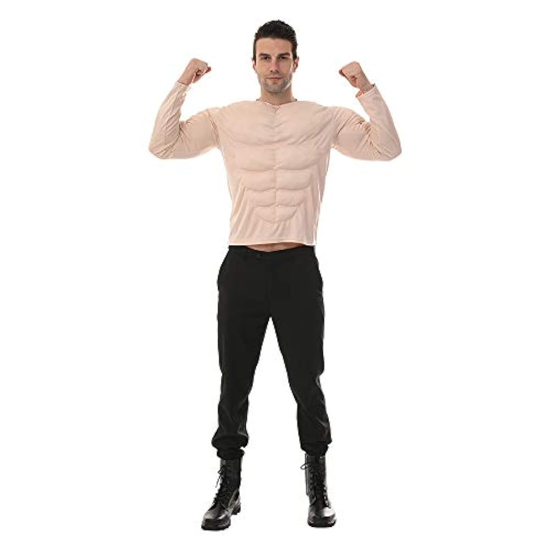 Disfraces - Camisa muscular para hombre, culturista