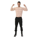 Disfraces - Camisa muscular para hombre, culturista