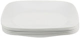 Plato de almuerzo blanco puro juego de 6