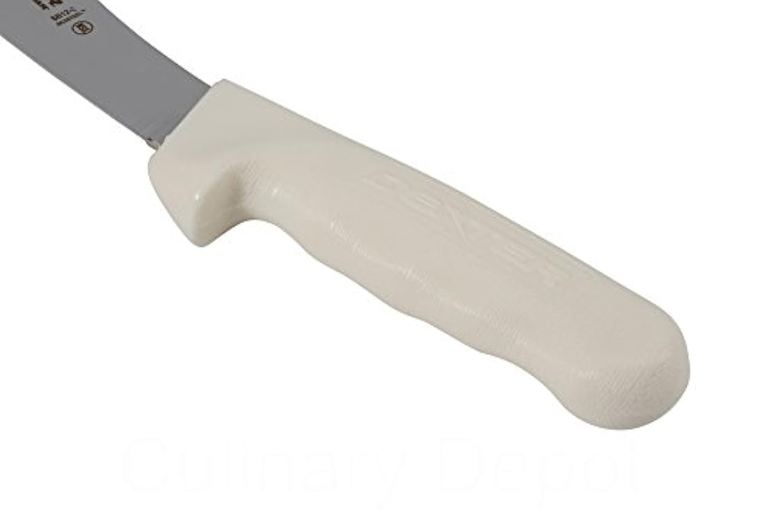 Cuchillo de piel de oveja con mango de poliéster blanco