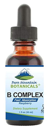 Complejo Vitamina B Líquido  Sabor de frambuesa