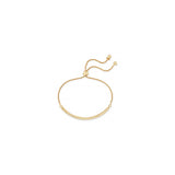 Pulseras  Bolo de barra curvada de diamante en oro de 18