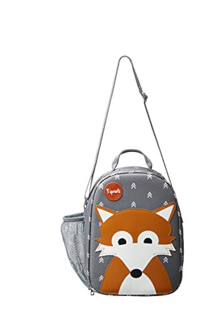 3 bolsas de almuerzo aisladas para niños