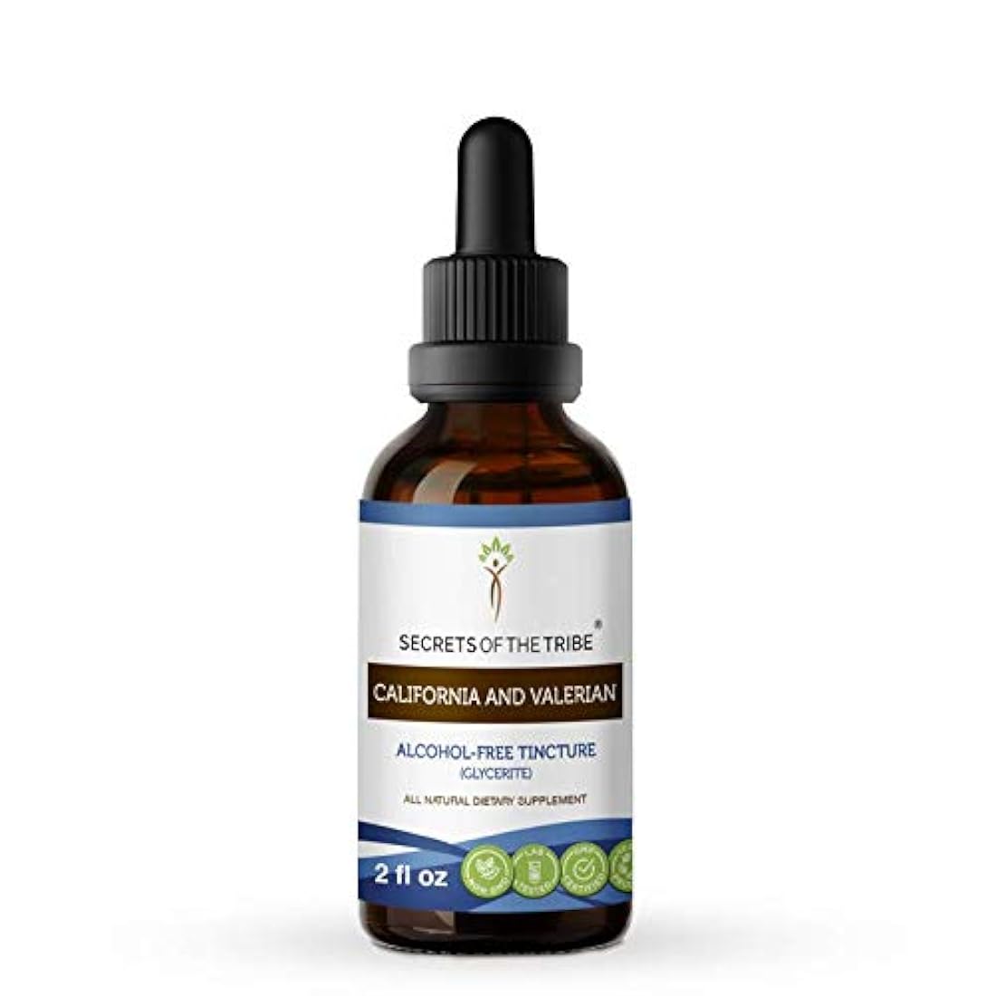 California y valeriana Tintura alcohol-free