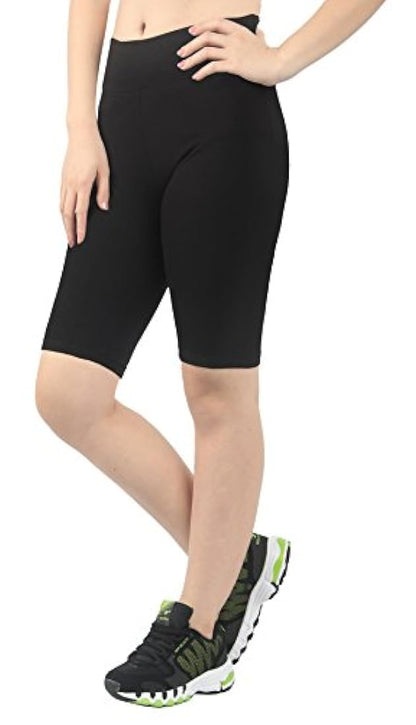 iloveSIA Pantalones cortos de yoga para mujer Leggings