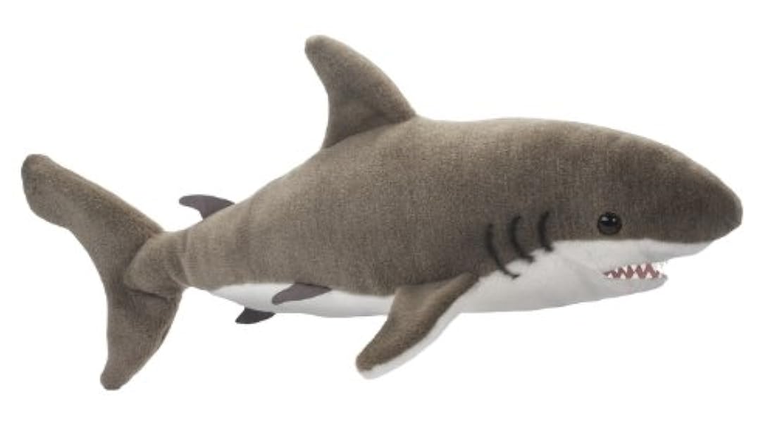 Peluche diseño de Tiburon Gris-Blanco, Douglas Co., Inc.