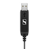 Sennheiser - Auriculares USB mono para PC y MAC, Negro