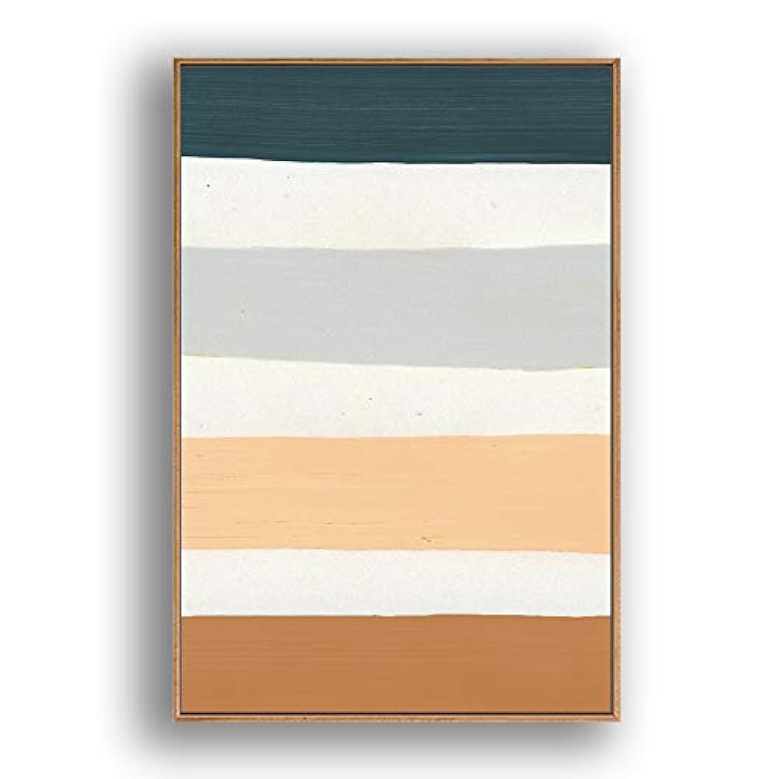 Lienzo enmarcado para pared, diseño abstracto.