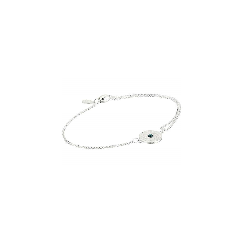 Pulseras de cadena ajustable para mujer dije de cristal