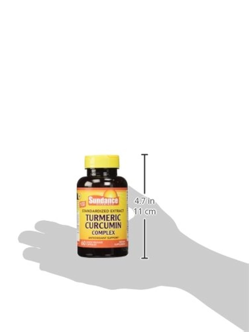 Tabletas Sundance Cúrcuma Curcumina Complejo, 60 Count