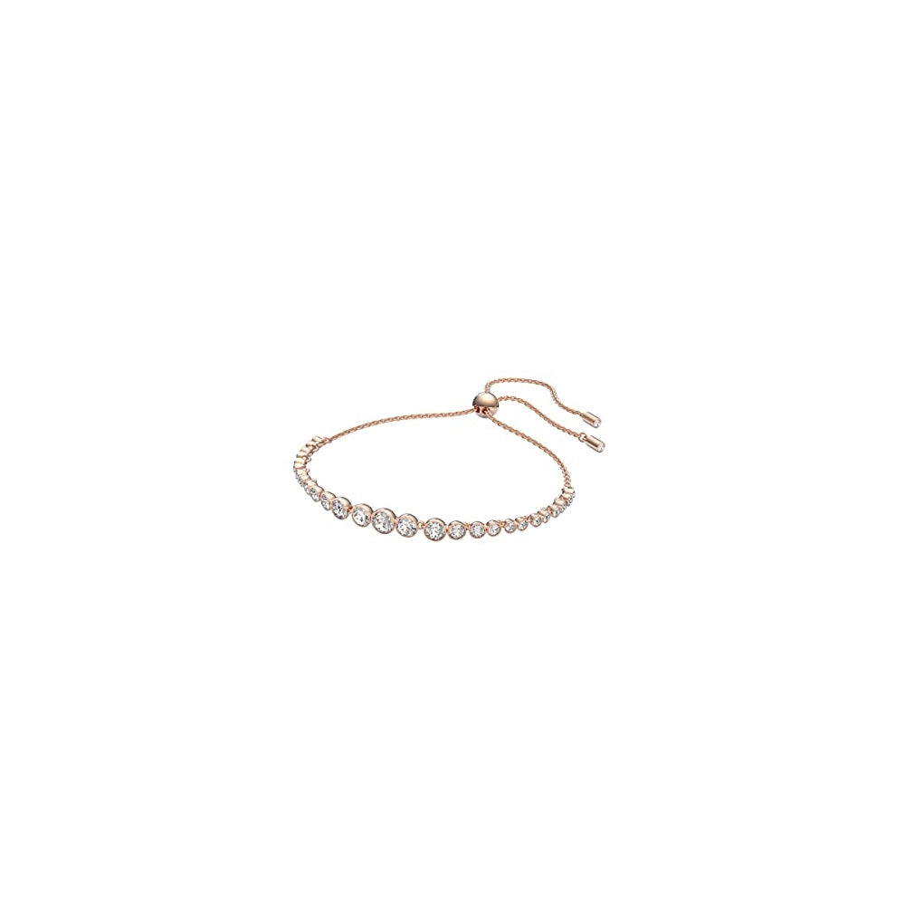 Pulseras y tobilleras para mujer con cristales transparentes