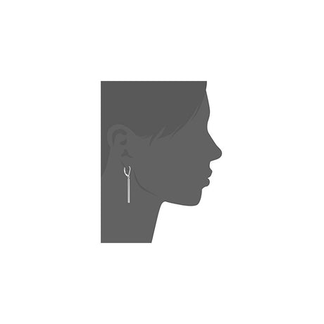 Aretes de plata esterlina con pendiente