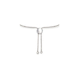 Pulseras y tobilleras de bolo con barra de diamantes negros