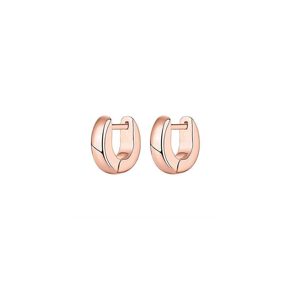 Aretes tipo arracadas de plata chapados en oro  para mujer