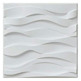Paneles de pared decorativos 3D, diseño ondulado