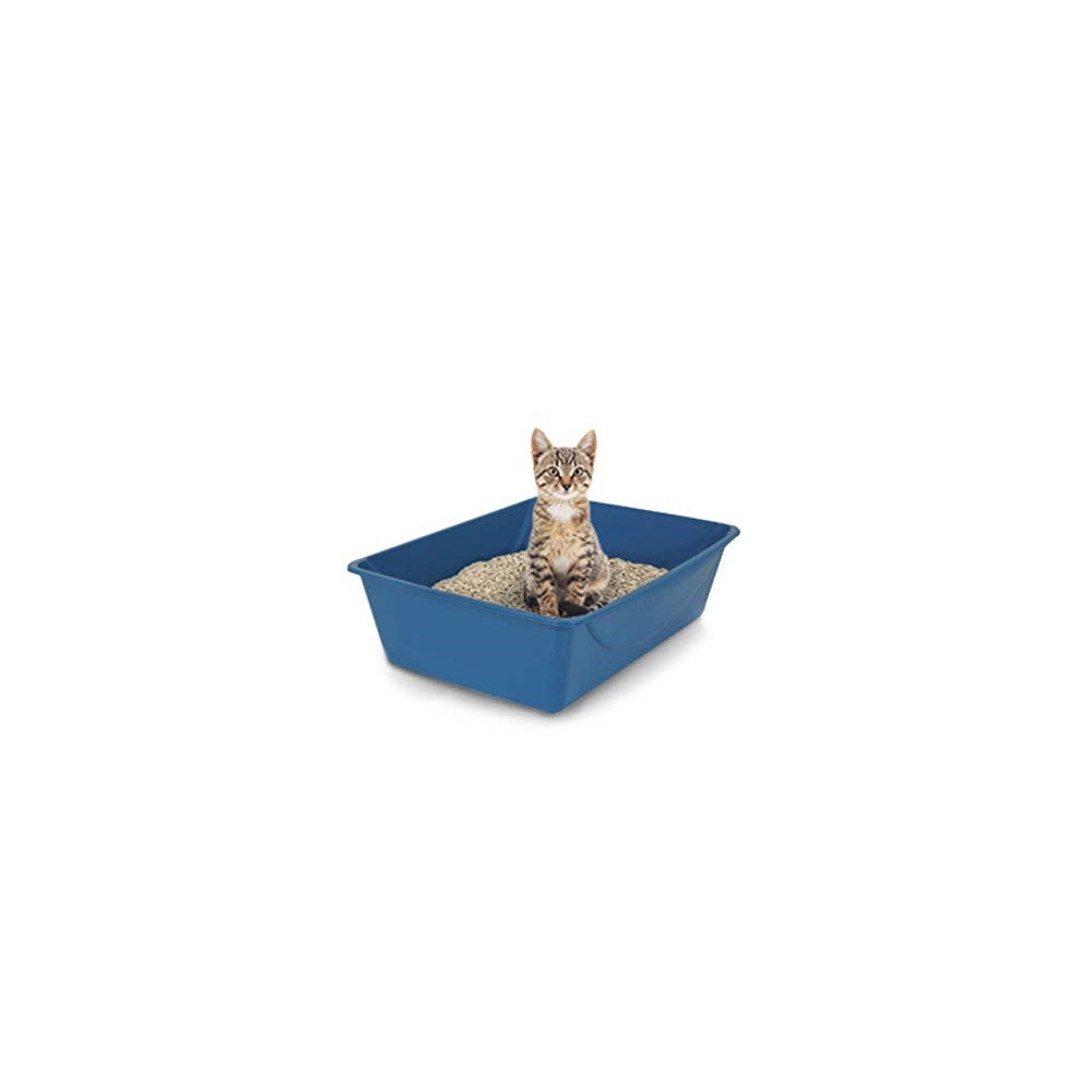 Caja de arena para gatos tamaño pequeño color gris