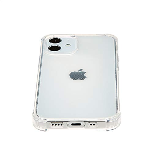 Amazon Basics Funda protectora para iPhone 12 Mini, a prueba de golpes y a prueba de golpes