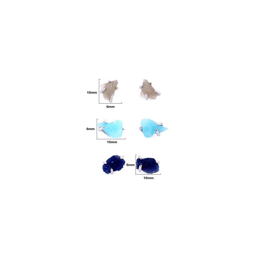 Aretes de tuerca de plata con diseño de bola para mujeres