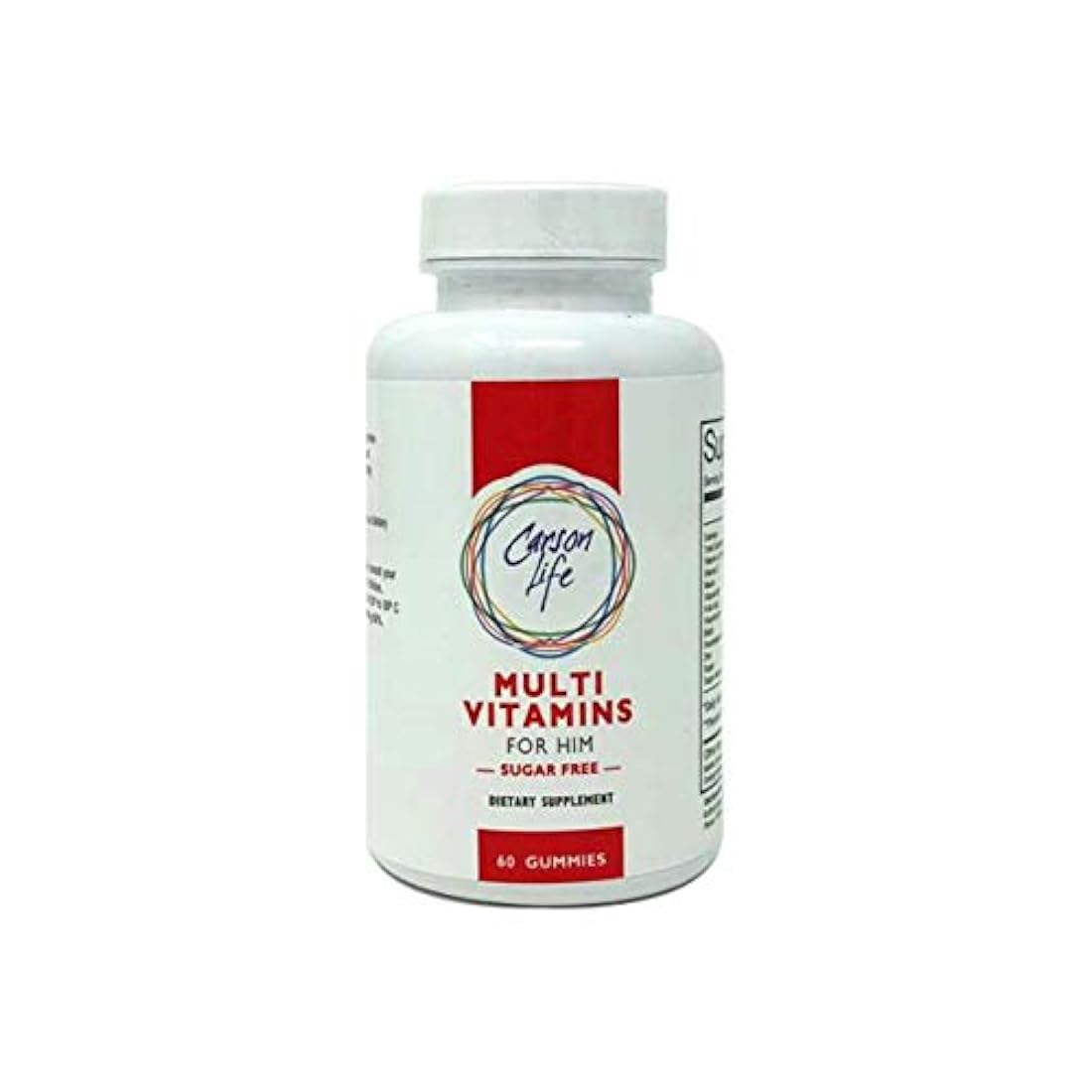 Carson Life Gomitas multivitamínicos para hombre 60 gomitas