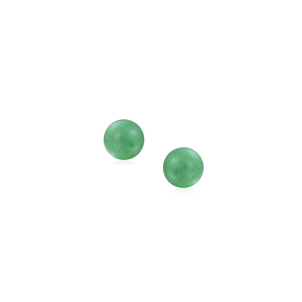 Aretes redonda grano de bola para las mujeres